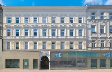 Fassadenansicht des ZIMO Hauses in Wien-Meidling