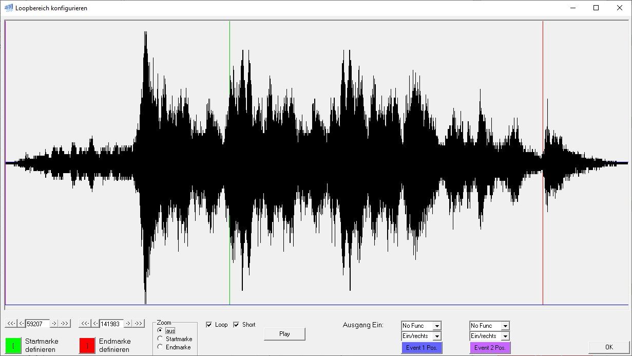 screenshot des sound tools audiowave loop