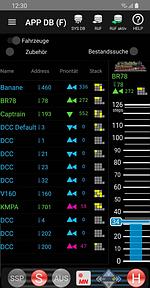 ZIMO APP screenshot DB2